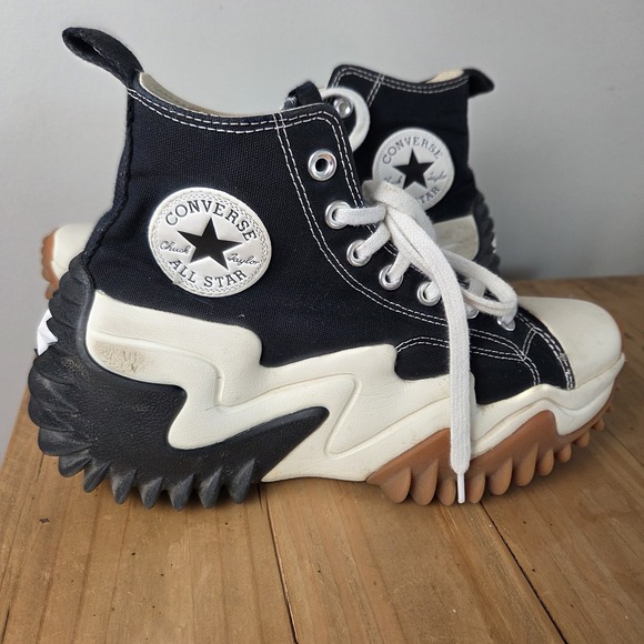 Level SS/New -  Converse Run Star Motion Black Gum Honey 2021 Men's Shoes Sz 6 - Picture 4 of 13